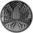Niue Ten Dollars Hogwarts. The Great Hall 2022  Antiqued 3 OZ 999 FINE SILVER WIZARDING WORLD © & TM WBEI. (S22) coin reverse