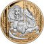 Niue Ten Dollars Komodo dragon vs. Tiger 2022  Proof  coin reverse