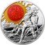 Niue 10 Dollars Kua Fu Chasing the Sun 2022  Proof KUA FU CHASING THE SUN AG 999 5 OZ coin reverse