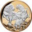 Niue Ten Dollars Lion vs. Hyenas 2022  Proof  coin reverse