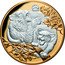 Niue Ten Dollars Puma vs. Bear 2022  Proof  coin reverse