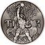 Niue 10 Dollars God Thor 2022 CM Antiqued THOR coin reverse