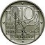 Italy 10 Euro UN 60th anniversary 2005 KM# 268 ONU 1945 2005 10 EURO R DE SIMONI coin reverse
