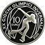 Italy 10 Euro XX Winter Olympic Games 2006 Torino - Skating 2005 R Proof KM# 262 XX GIOCHI OLIMPICI INVERNALI 10 EURO 2005 MOMONI coin reverse