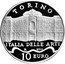Italy 10 Euro City of Turin 2011 R Proof KM# 346 TORINO ITALIA DELLE ARTI R 2011 10 EURO coin reverse