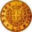 Italy 10 Lira Vittorio Emanuele II 1865 T BN KM# 9.2 REGNO D'ITALIA L.10 TBN coin reverse