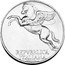 Italy 10 Lira Olive branch. Pegasus 1946 R KM# 90 REPVBBLICA ITALIANA G. ROMAGNOLI P. GIAMPAOLI INC. coin obverse