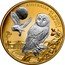 Niue 100 Dollars (Barn Owl) AUSTRALIA AT NIGHT BARN OWL coin reverse