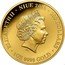 Niue 100 Dollars (Leadbeater's Possum) ELIZABETH II NIUE 2022 100 DOLLARS 1 OZ 9999 GOLD coin obverse