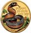 Niue 100 Dollars Red Bellied Black Snake 2022 AUSTRALIA'S RED-BELLIED BLACK SNAKE coin reverse