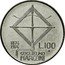 Italy 100 Lira Guglielmo Marconi 1974 R KM# 102 1874 1974 L.100 GUGLIELMO MARCONI coin reverse