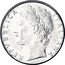 Italy 100 Lira Minerva. Olive Tree 1987 R KM# 96.1 REPVBBLICA ITALIANA ROMAGNOLI GIAMPAOLI-INC. coin obverse