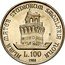 Italy 100 Lira University of Bologna 1988 R KM# 127 ALMA MATER STUDIORUM SAECULARIA NONA R L 100 1988 coin reverse