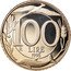 Italy 100 Lira Turreted Head 1998 R Proof KM# 159 100 R LIRE 1994 coin reverse