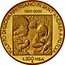 Italy 100000 Lira 700th Anniversary of the Pulpit of Sant' Andrea in Pistonia Tuscany 2001 R Proof KM# 233 PULPITO DI GIOVANNI PISANO IN SANT'ANDREA A PISTOIA 1301-2001 L.100 MILA R coin reverse