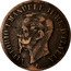 Italy 2 Centesimi Vittorio Emanuele II 1862 N KM# 2.2 VITTORIO EMANUELE II RE D'ITALIA F coin obverse