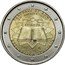 Italy 2 Euro 50th Anniversary of the Treaty of Rome 2007 R KM# 311 TRATTATI DI ROMA 50º ANNIVERSARIO EUROPA 2007 R REPUBBLICA ITALIANA coin obverse