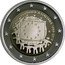 Italy 2 Euro 30th Anniversary of the Flag of the European Union 2015 R KM# 382 REPUBBLICA ITALIANA 1985-2015 ΓΣ coin obverse