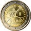Italy 2 Euro Expo Milano 2015 R KM# 380 NUTRIRE IL PIANETA RI MGU R EXPO 2015 MILANO 2015 coin obverse
