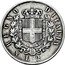 Italy 2 Lira Vittorio Emanuele II 1862 N KM# 6.2 REGNO D'ITALIA N L. 2 coin reverse