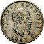 Italy 2 Lire Vittorio Emanuele II 1863 N BN KM# 16.1 VITTORIO EMMANUELE II FERRARIS 1863 coin obverse