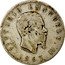 Italy 2 Lira Vittorio Emanuele II 1863 T BN KM# 6a.2 VITTORIO EMANUELE II FERRARIS 1863 coin obverse