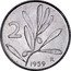 Italy 2 Lira Bee. Olive Branch 1959 R KM# 94 2 1985 R coin reverse