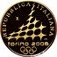 Italy 20 Euro XX Winter Olympics. Turin 2006 - Madama Palace 2005 R Proof KM# 267 REPUBBLICA ITALIANA R M TORINO 2006 coin obverse
