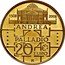 Italy 20 Euro Andrea Palladio 2008 R Proof KM# 307 20 EURO R ANDREA PALLADIO 1508 2008 coin reverse