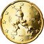 Italy 20 Euro Cent Sculpture by Umberto Boccioni 2012 R KM# 248 R RI 2012 M.A.C. coin obverse