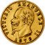 Italy 20 Lira Vittorio Emanuele II 1876 R KM# 10.2 VITTORIO EMANUELE II FERRARIS 1875 coin obverse