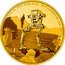 Niue 25 Dollars (AT-ST Walker) 1/4 OZ 9999 FINE GOLD © & TM LUCASFILM LTD coin reverse