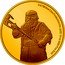 Niue 25 Dollars (Gimli) © & TM NEW LINE PRODUCTION INC (S22) 1/4 OZ 9999 FINE GOLD coin reverse