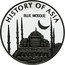 Niue 5 Dollars (Blue Mosque) HISTORY OF ASIA BLUE MOSQUE coin reverse