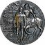 Niue 5 Dollars Jason and Chiron 2022  Antiqued JASON AND CHIRON ARGONAUTS coin reverse
