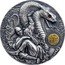 Niue 5 Dollars (Shaolin Snake) SHAOLIN KUNG FU 蛇 coin reverse
