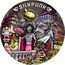 Niue 5 Dollars Silkpunk 2022  Antiqued SILKPUNK coin reverse