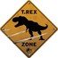 Niue 5 Dollars (T-Rex Zone) T.REX ZONE coin reverse