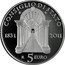 Italy 5 Euro 180th Anniversary Council of State 2011 R Proof KM# 343 CONSIGLIO DI STATO 1831 2011 5 EURO R coin reverse