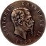 Italy 5 Lira Vittorio Emanuele II Turin 1865 T BN KM# 8.1 VITTORIO EMANUELE II FERRARIS 1865 coin obverse