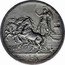 Italy 5 Lira Vittorio Emanuele III. Quadriga Briosa 1914 R KM# 56 1914 FERT D. CALANDRA MOTTI INC. L.5 R coin reverse