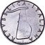 Italy 5 Lira Dolphin 1974 R KM# 92 REPVBBLICA ITALIANA ROMAGNOLI coin obverse