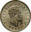 Italy 50 Centesimi Vittorio Emanuele II 1863 T BN KM# 14.3 VITTORIO EMANUELE II FERRARIS 1863 coin obverse