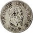 Italy 50 Centesimi Vittorio Emanuele II 1863 T BN KM# 4a.2 VITTORIO EMANUELE II FERRARIS 1863 coin obverse