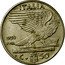 Italy 50 Centesimi Vittorio Emanuele III magnetic 1939 R Yr XVIII KM# 76b ITALIA 1941 XIX R C. 50 coin reverse