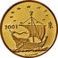 Italy 50 Euro Austria. Gustav Klimt 2003 R Proof KM# 264 2003 RI E.L. FRAPICCINI coin obverse