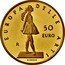 Italy 50 Euro France. Edgar Degas 2005 R Proof KM# 273 EUROPA DELLE ARTI 50 EURO R E. DEGAS coin reverse