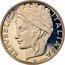 Italy 50 Lire Turreted Italia 2001 R Proof KM# 183 REPVBBLICA ITALIANA L CRETARA coin obverse