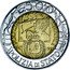 Italy 500 Lira 50th Anniversary of the Traffic Police 1997 R KM# 187 L. 500 POLIZIA STRADALE 50 1947-1997 POLIZIA DI STATO R SUB LEGE LIBERTAS coin reverse