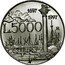 Italy 5000 Lira 300th Anniversary of the Birth of Giovanni Antonio Canal 1997 R KM# 189 1697 1997 L.5000 R coin reverse